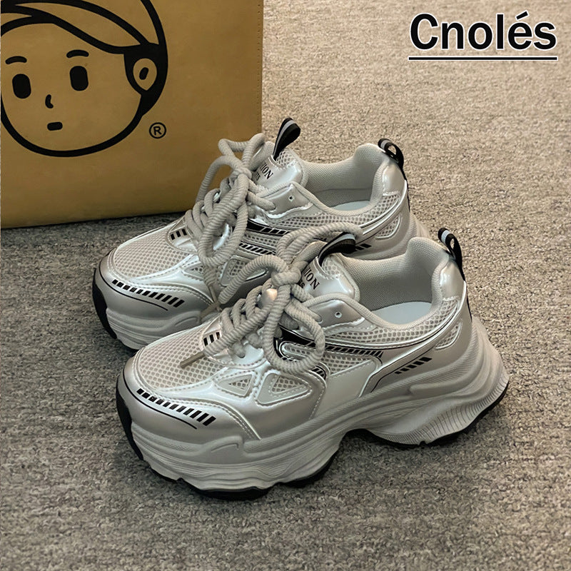 Damen Modische Chunky Sneakers mit atmungsaktiver Mesh-Oberfläche und ausgeprägtem Profil Echo Archiv