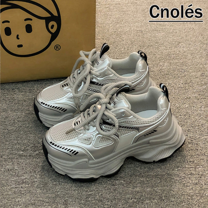 Damen Modische Chunky Sneakers mit atmungsaktiver Mesh-Oberfläche und ausgeprägtem Profil Echo Archiv