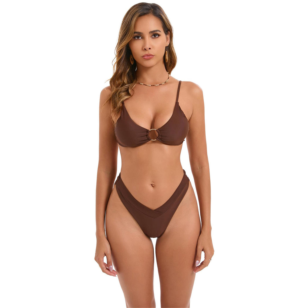 Damen Triangel-Bikini mit modischem Ring-Detail Echo Archiv