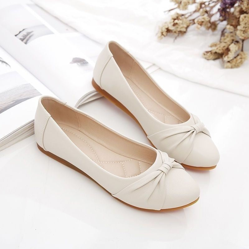 Damen Verspielte Ballerinas mit elegantem Knoten-Design Echoarchiv