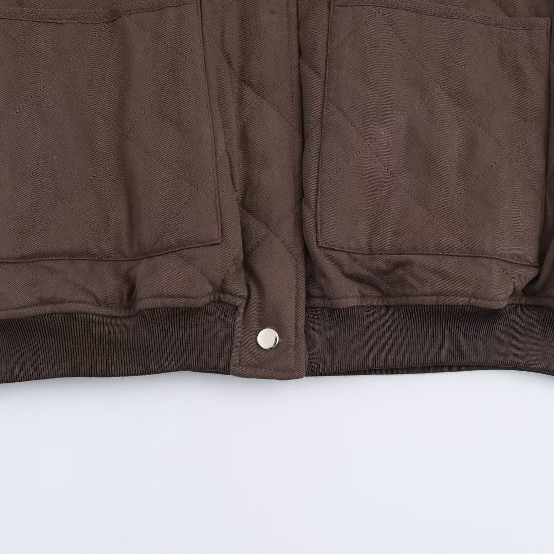 Damen Oversized Steppblouson mit Raglanärmeln und aufgesetzten Taschen Echoarchiv