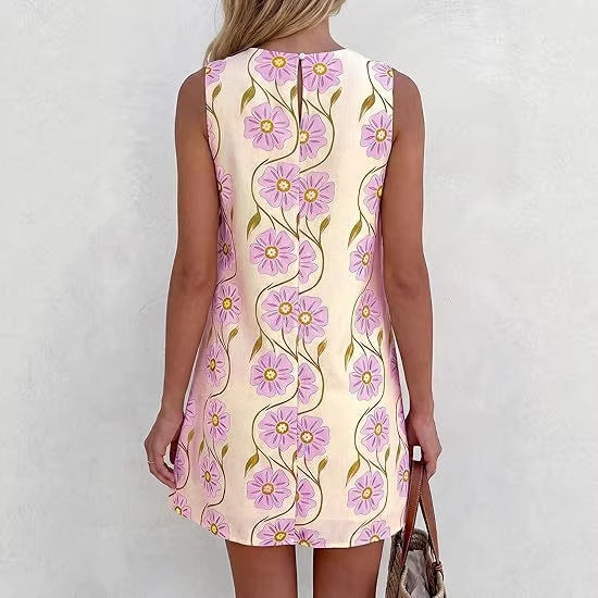 Damen Sommerkleid im Vintage-Stil mit Blütenmuster Echo Archiv