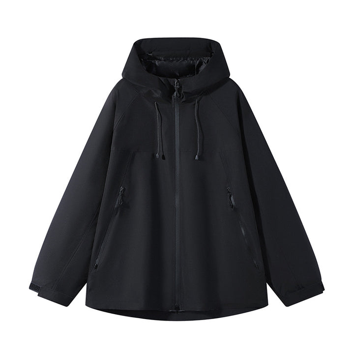 Herren Zweilagige Colorblock-Softshell-Kapuzenjacke im Urban‑Outdoor‑Cut Echo Archiv