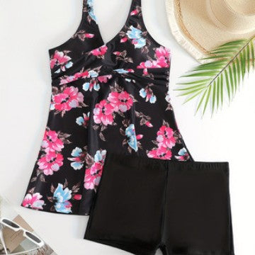 Damen Tankini mit floralen Akzenten Echo Archiv