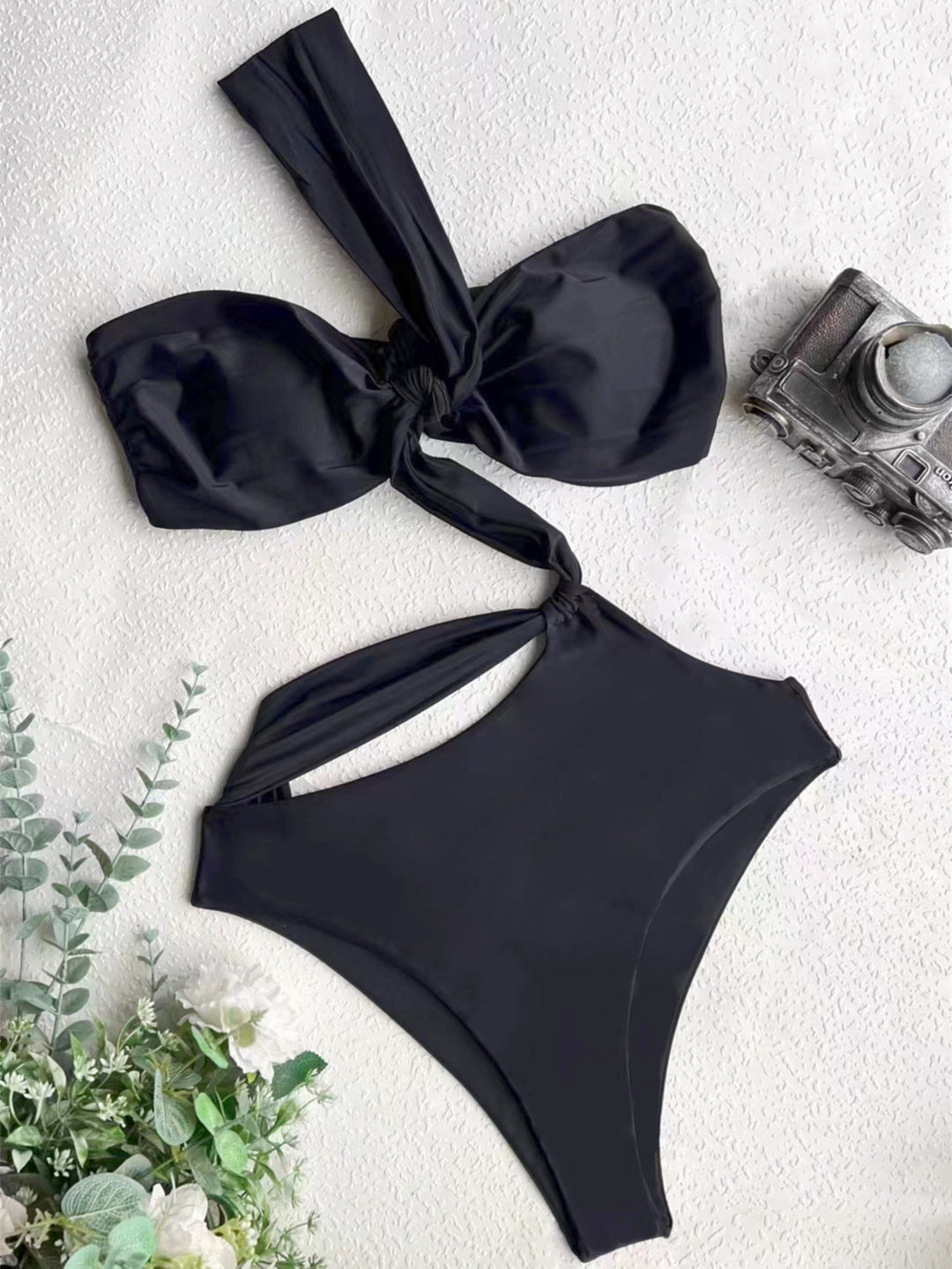 Damen Einseitiger Wickel-Bikini Echo Archiv