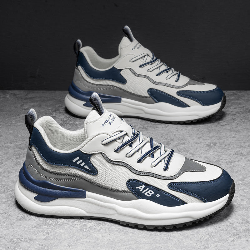 Herren Casual‑Straßen‑Sneaker mit mehrschichtiger Gummiplattform und atmungsaktiven Mesh‑Overlays – Norré