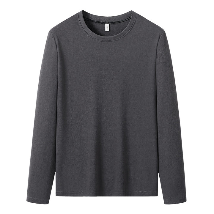 Herren Langärmeliges Rundhals-Basicsweatshirt aus weichem Baumwollmix Echo Archiv