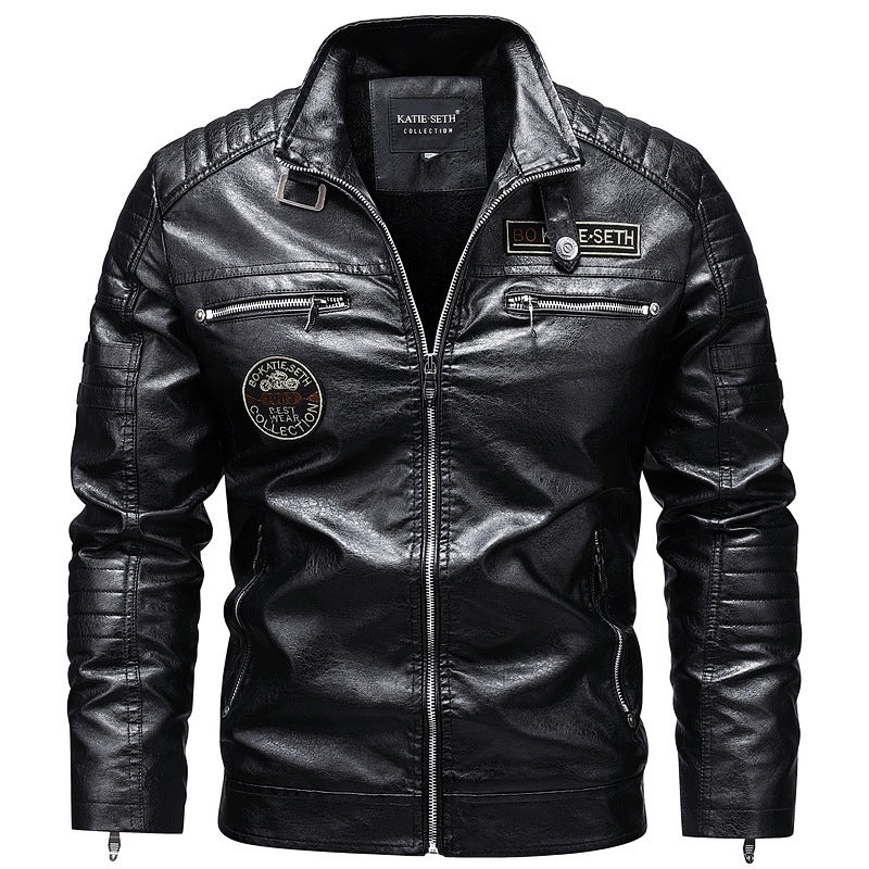 Herren Modische Bikerjacke Echo Archiv