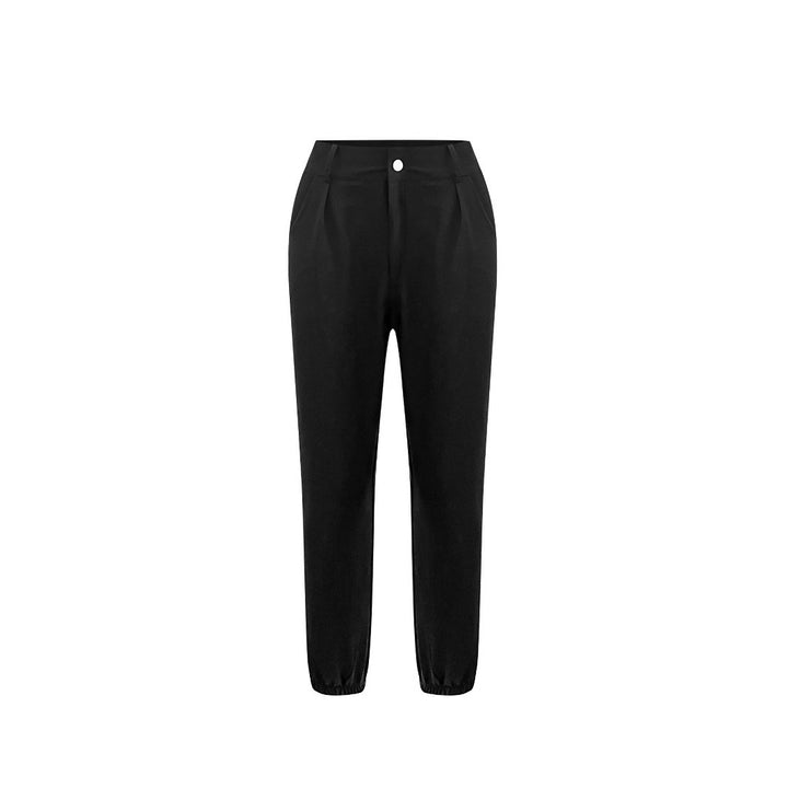 Damen Hochtaillierte Chino-Hose mit schmalem Knöchel-Bündchen Echoarchiv