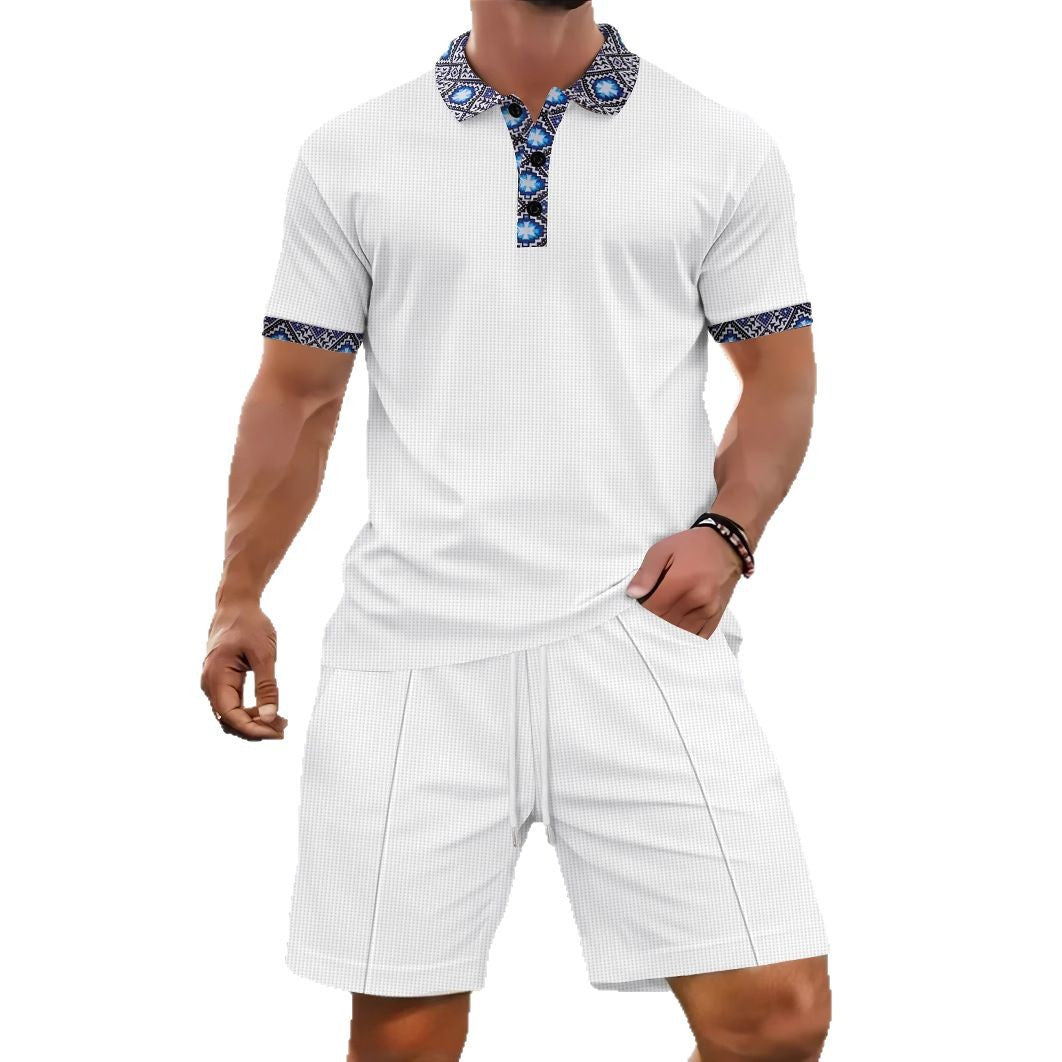 Herren Polohemd und Shorts Set Echoarchiv