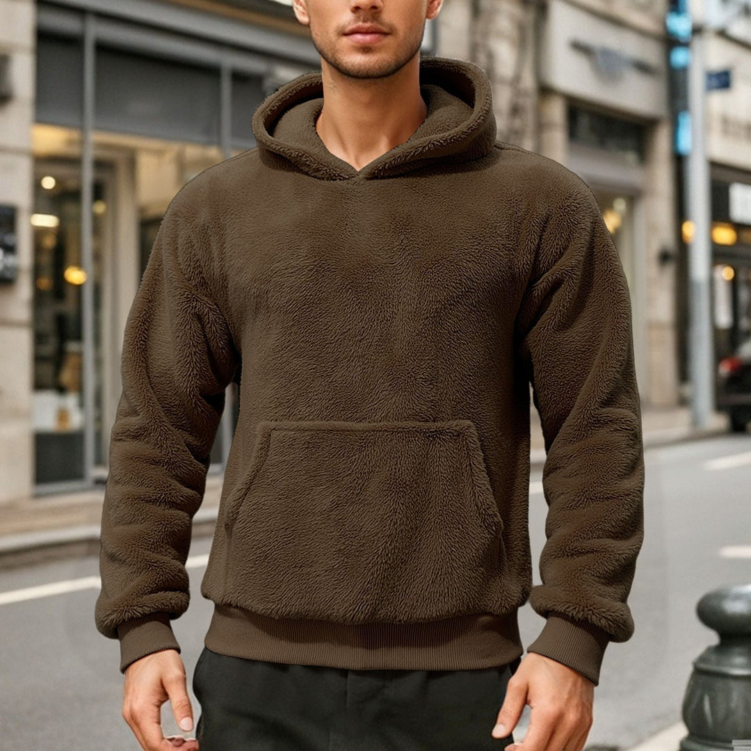 Herren bequemer Oversized Kapuzenpullover Echoarchiv