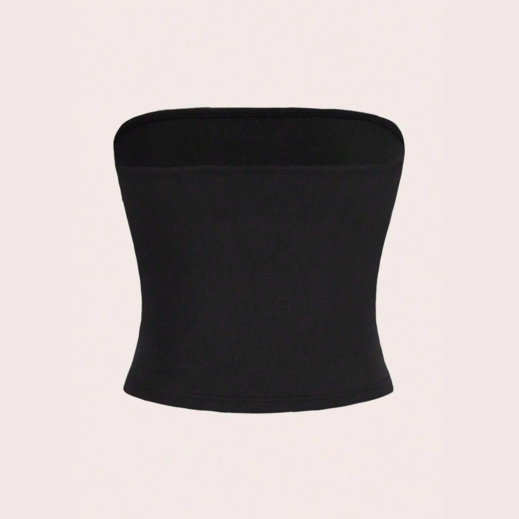Damen Bandeau-Top mit auffälligem Statementdruck Echo Archiv