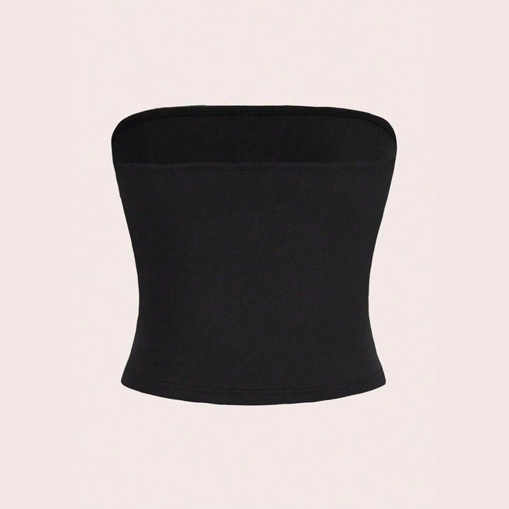 Damen Bandeau-Top mit auffälligem Statementdruck Echo Archiv