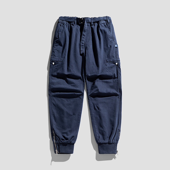 Herren Cargohose im Jogger‑Cut mit Multifunktions‑Taschen, verstärkten Knien und Reißverschlussbündchen Echo Archiv