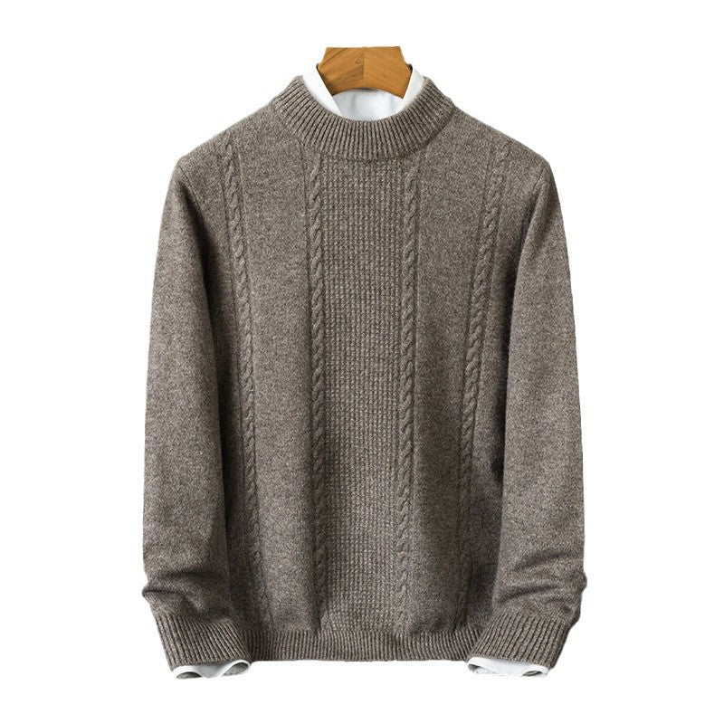 Herren edler Strickpullover mit Rollkragen Echoarchiv