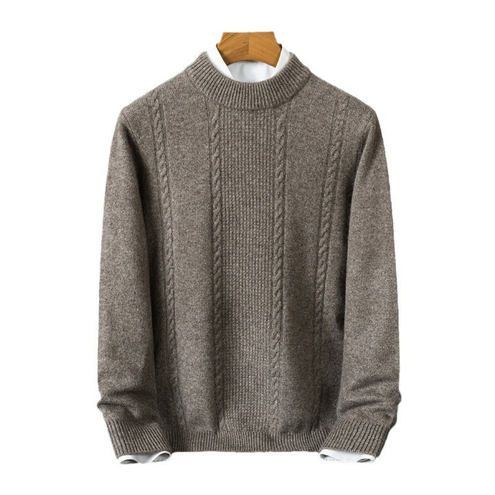 Herren edler Strickpullover mit Rollkragen Echoarchiv