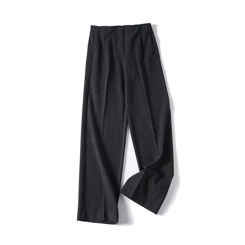 Damen Hochtaillierte Bügelfalten-Hose mit weitem Bein und klassischem Tailoring Echo Archiv