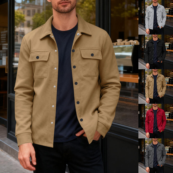 Herren Moderne Überziehjacke mit praktischen Taschen Echoarchiv