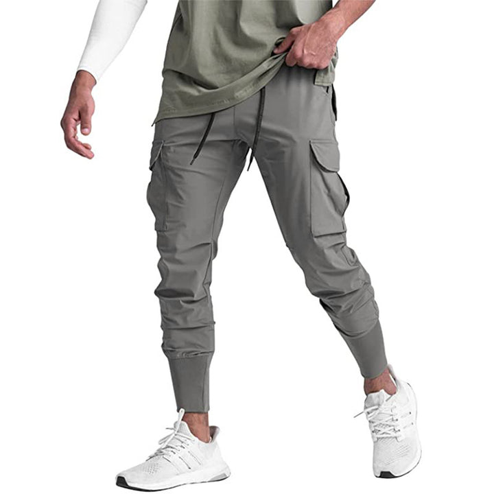 Herren Multifunktionale Cargo-Hose mit elastischen Bündchen Echoarchiv