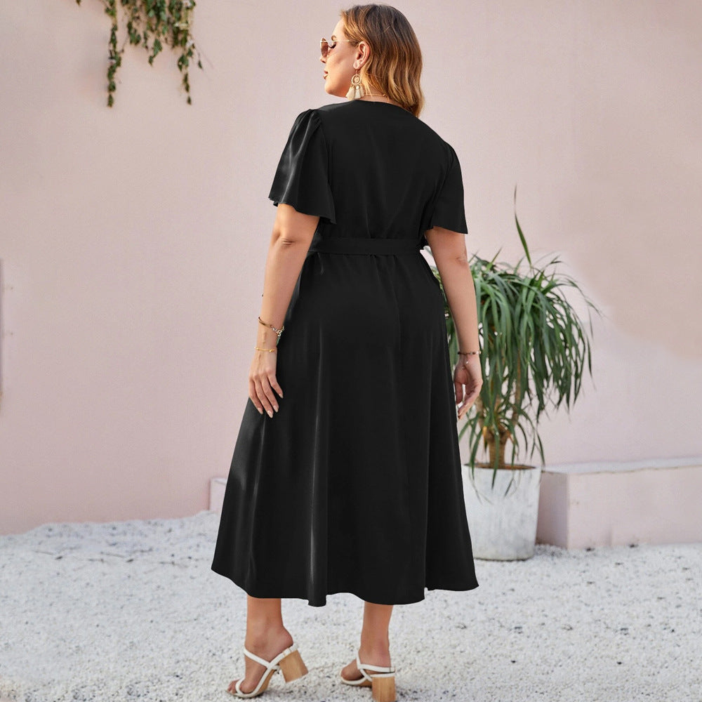Damen Wickelmaxikleid mit eleganter Drapierung und since Silhouette Echo Archiv
