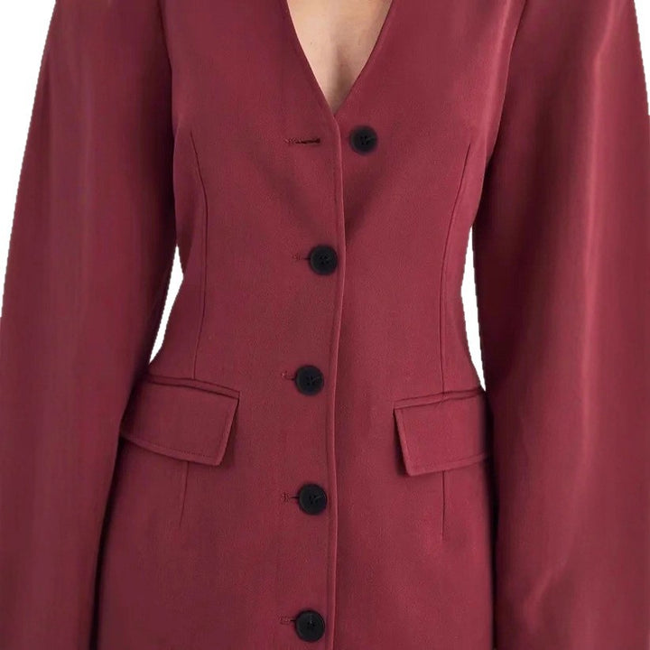 Damen Elegantes Blazer-Kleid mit Knopfdetails Echo Archiv