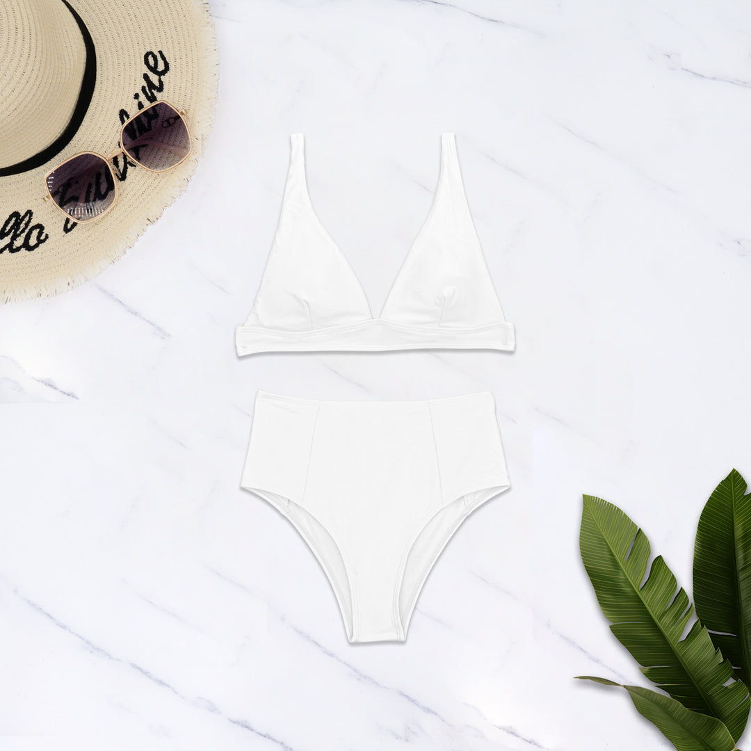 Damen Hochgeschnittener Bikini mit tiefem V-Ausschnitt Echo Archiv