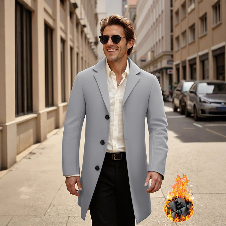 Herren eleganter und stilvoller Übercoat Echoarchiv