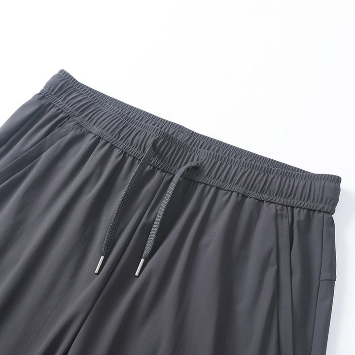 Herren Komfort-Freizeithose mit elastischem Bund, Kordelzug & geradem Bein Echoarchiv