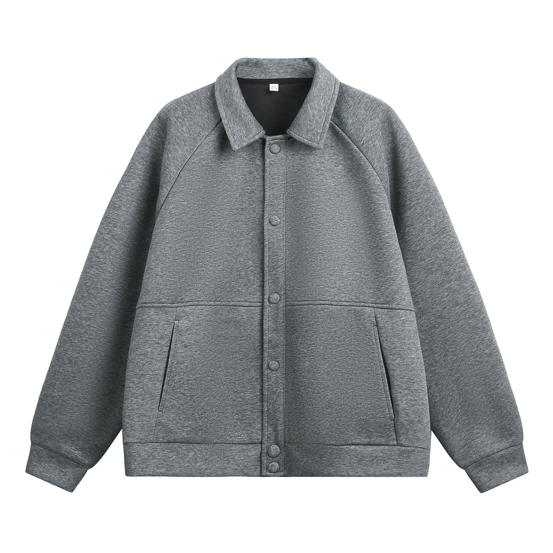 Unisex Oversize-Jacke mit Raglanärmeln und Druckknopfverschluss Echo Archiv