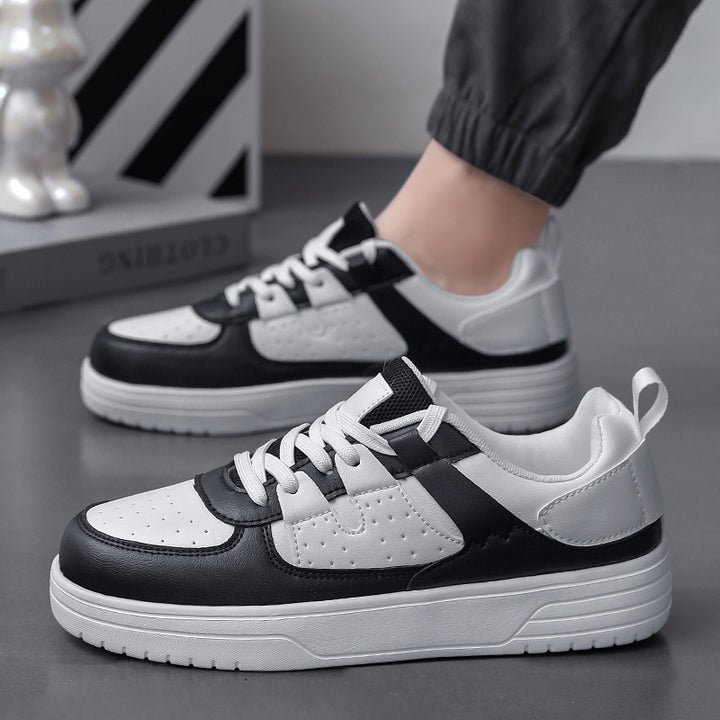 Unisex nan Plateausneaker aus Lederimitat mit atmungsaktivem Mesh-Zungenbereich und stoßdämpfender Profilsohle Echo Archiv