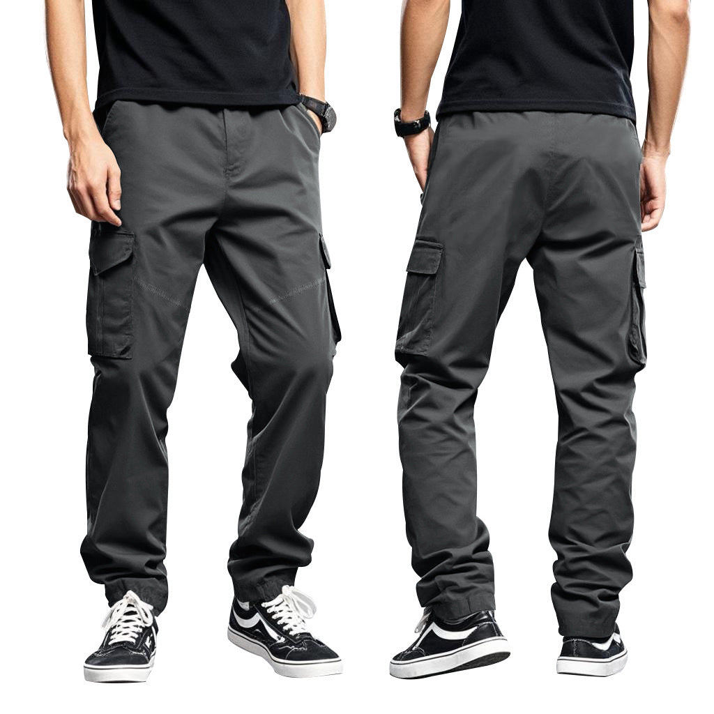 Herren Cargo-Hose mit praktischen Taschen und elastischem Bund Echoarchiv
