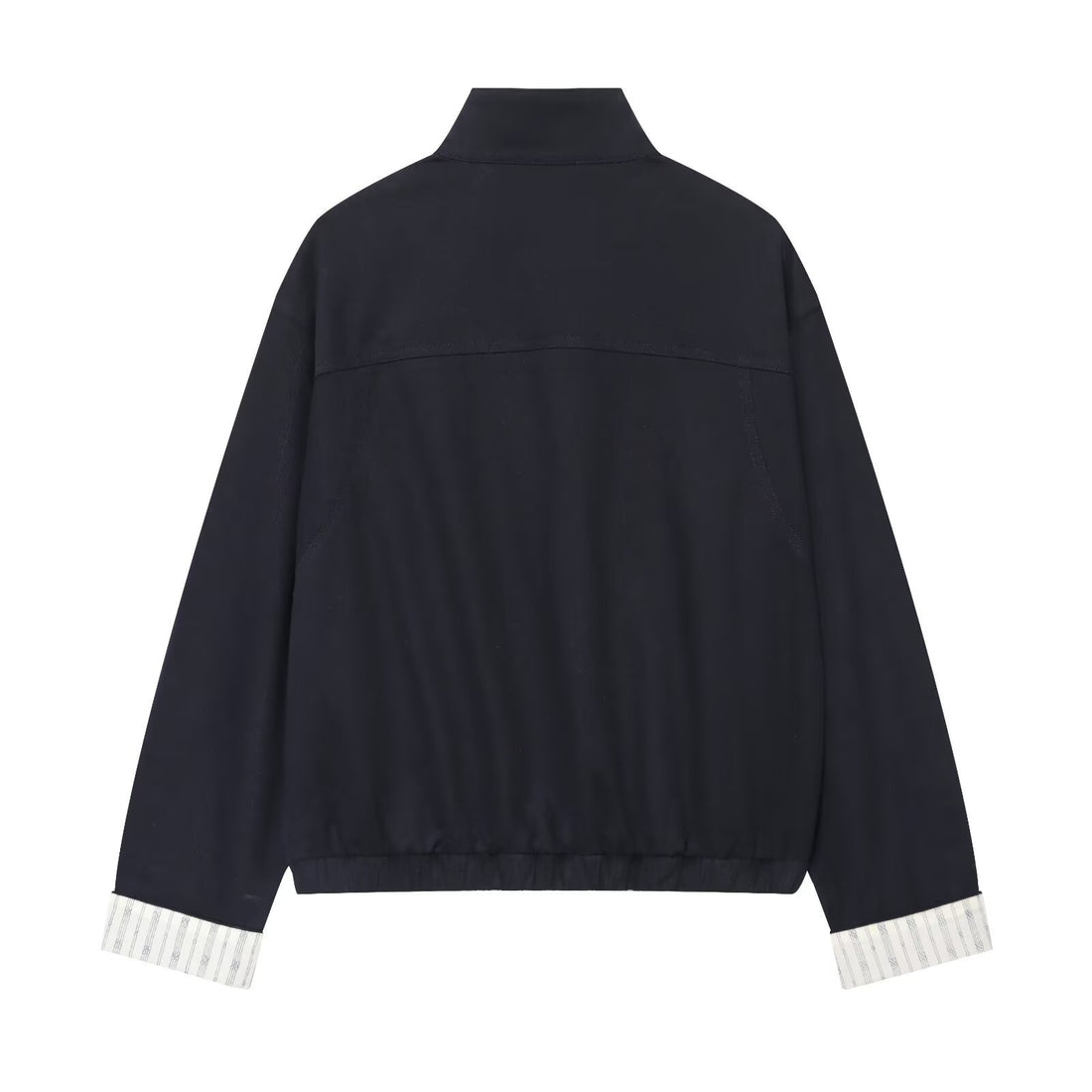 Damen Kurzer Boxy‑Blouson mit Stehkragen, aufgesetzten Pattentaschen und goldfarbenen Details Echo Archiv