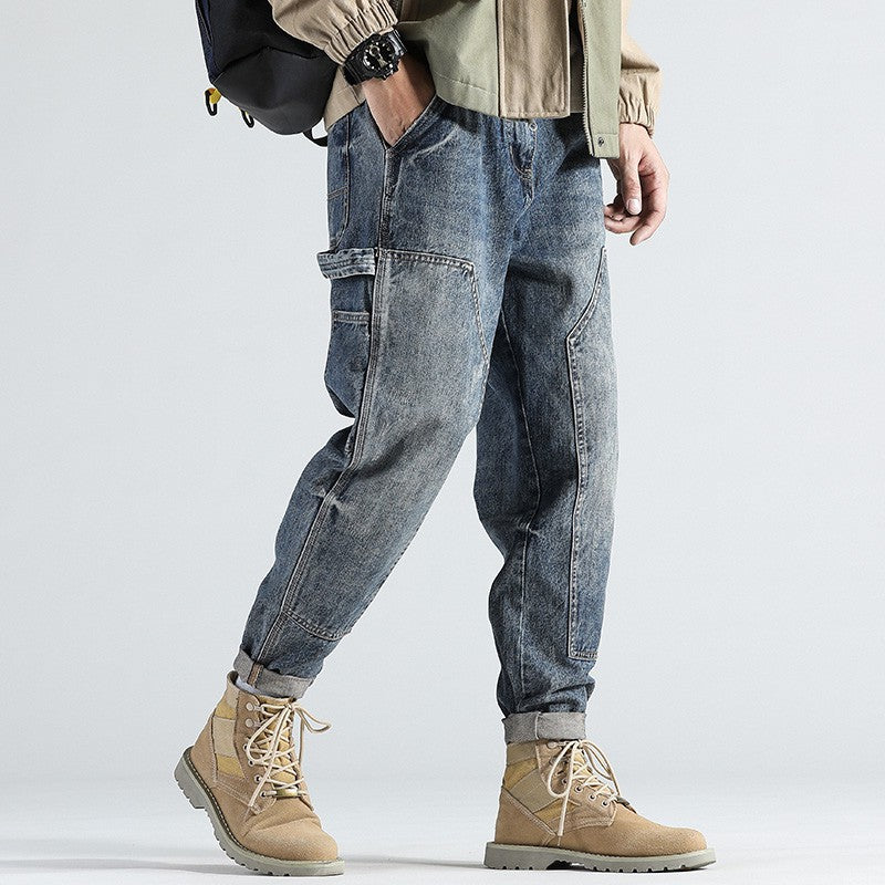 Herren Modische Cargo-Hose mit praktischen Taschen Echoarchiv