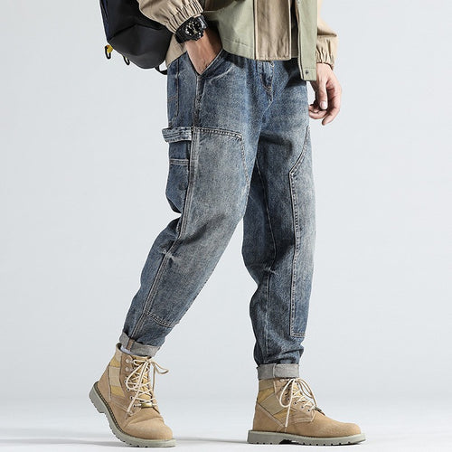 Herren Modische Cargo-Hose mit praktischen Taschen Echoarchiv