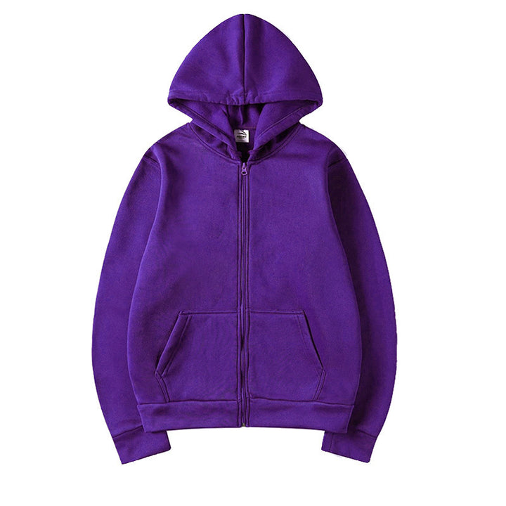 Damen Sportlicher Kapuzenpullover mit durchgehendem Reißverschluss und Tasche Echoarchiv