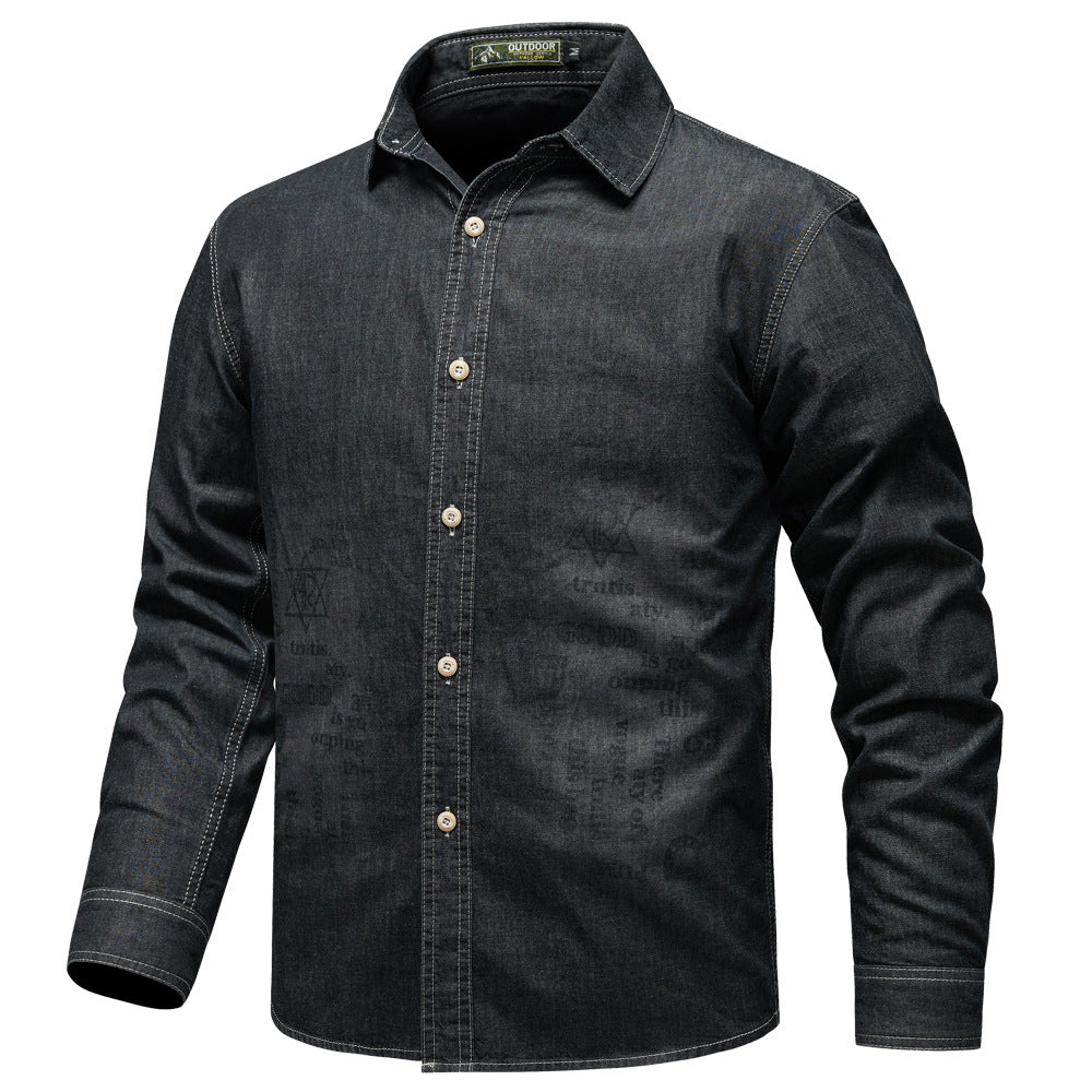 Herren Denim Hemd – Arvello