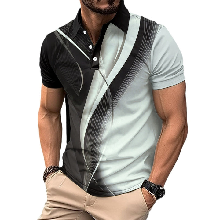 Herren Sportliches Poloshirt Echoarchiv