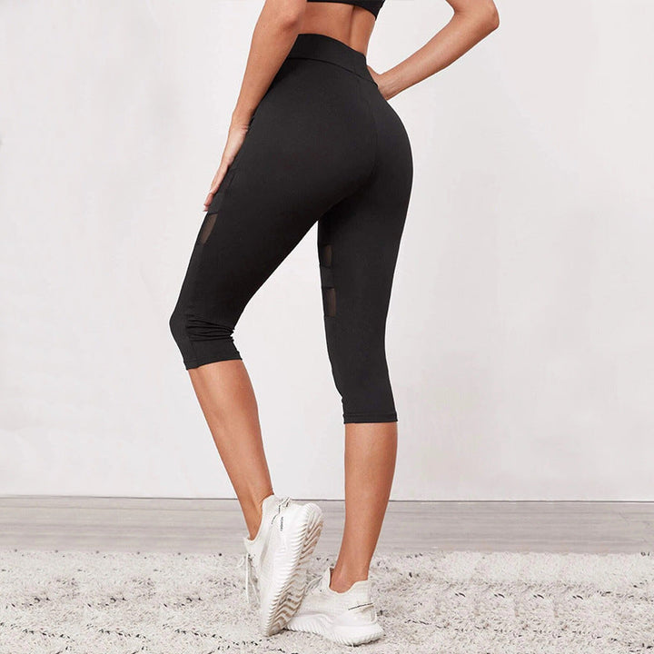 Damen Fitness-Leggings mit innovativen Mesh-Einsätzen Echoarchiv