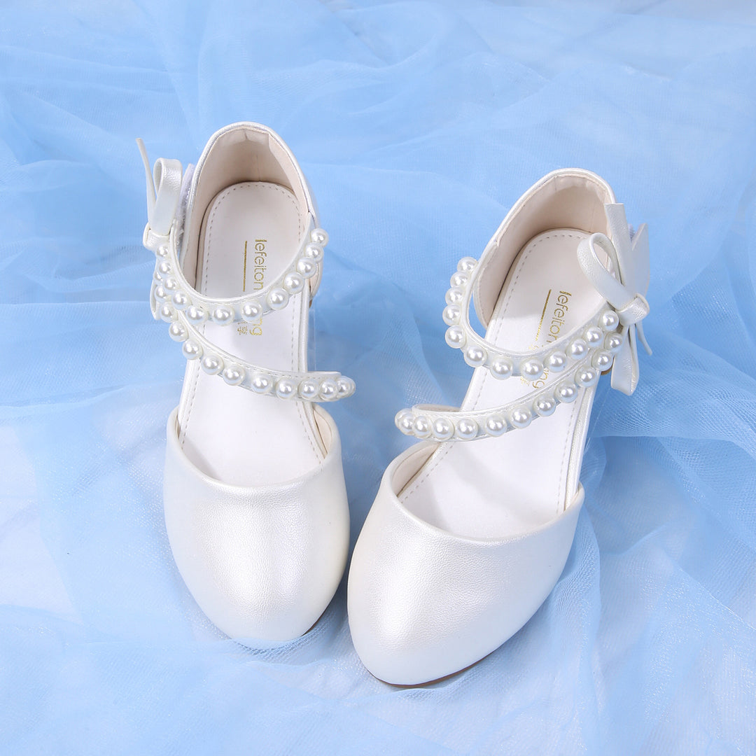 Damen elegante Ballerinas mit Perlenverzierung Echo Archiv