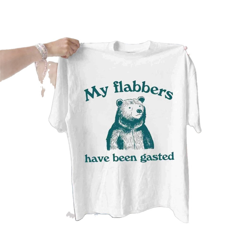 Damen T-Shirt mit humorvollem Bärenmotiv und inspirierendem Schriftzug Echo Archiv