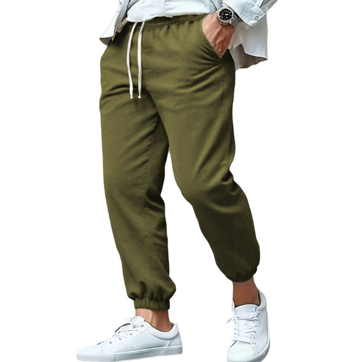 Herren nan tapered Sweat-Jogger mit elastischem Bund, Kordelzug und eingeschlossenen Bündchen Echo Archiv