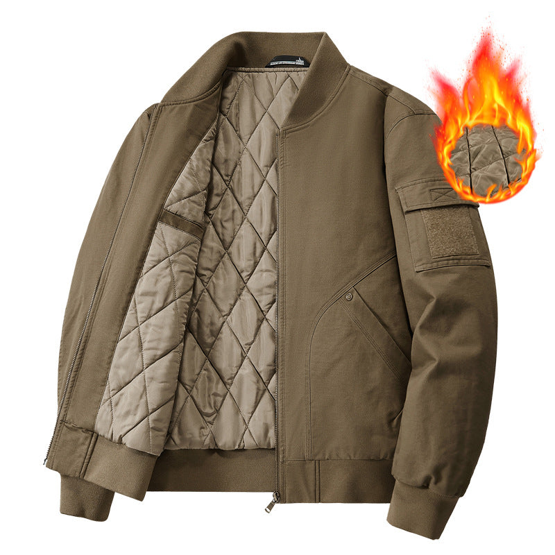 Herren Stylische Überjacke mit warmem Innenfutter Echo Archiv