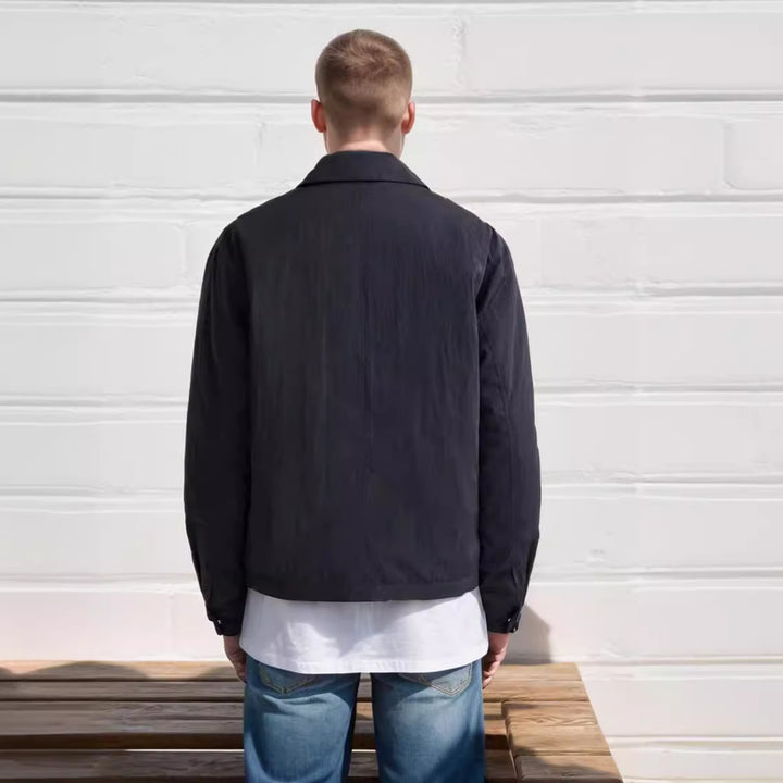 Herren modische Übergangsjacke mit funktionalen Taschen und elastischen Bündchen Echoarchiv