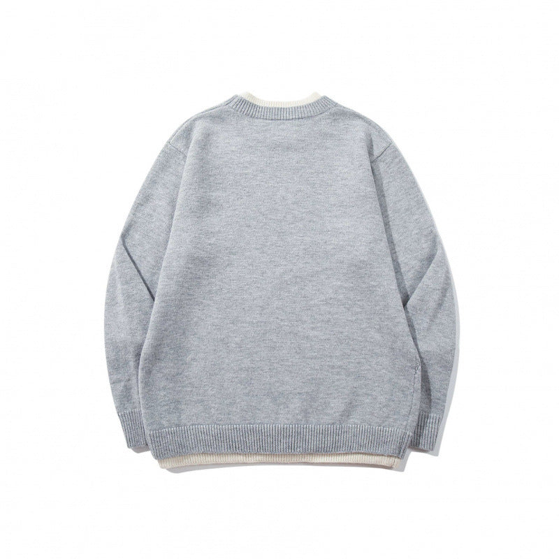 Unisex Feinstrickpullover mit Raglannaht und dreieckigem Saumbesatz Echo Archiv