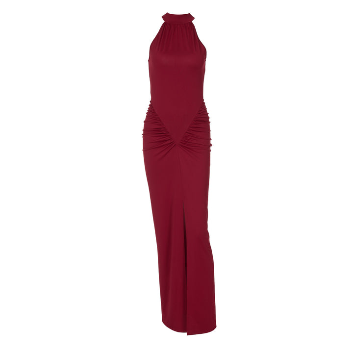 Damen Figurbetontes Maxikleid mit eleganter Drapierung Echo Archiv