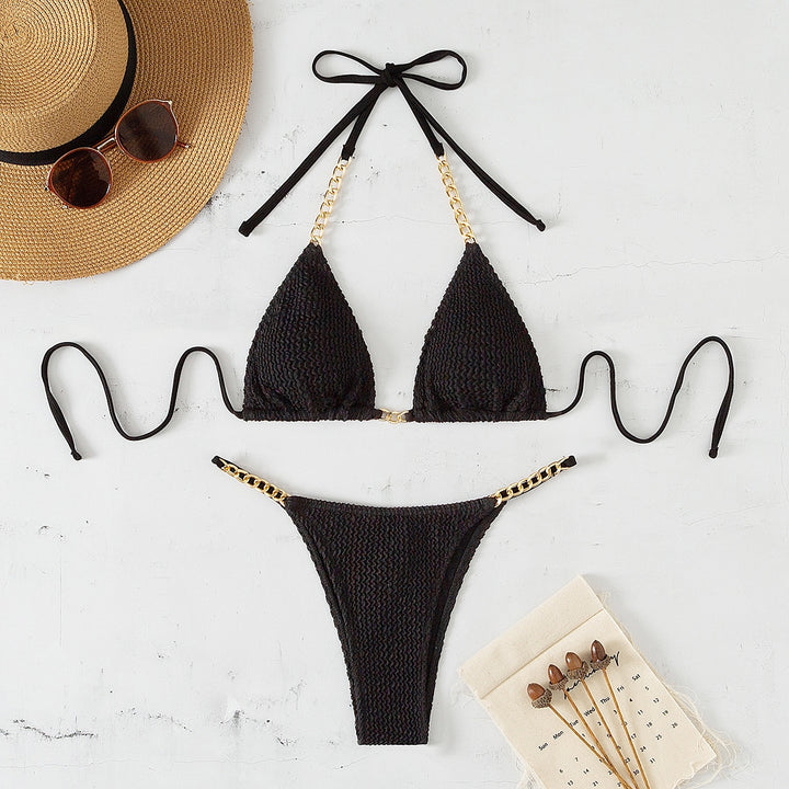Damen Triangel-Bikini mit eleganten Kettenakzenten Echo Archiv