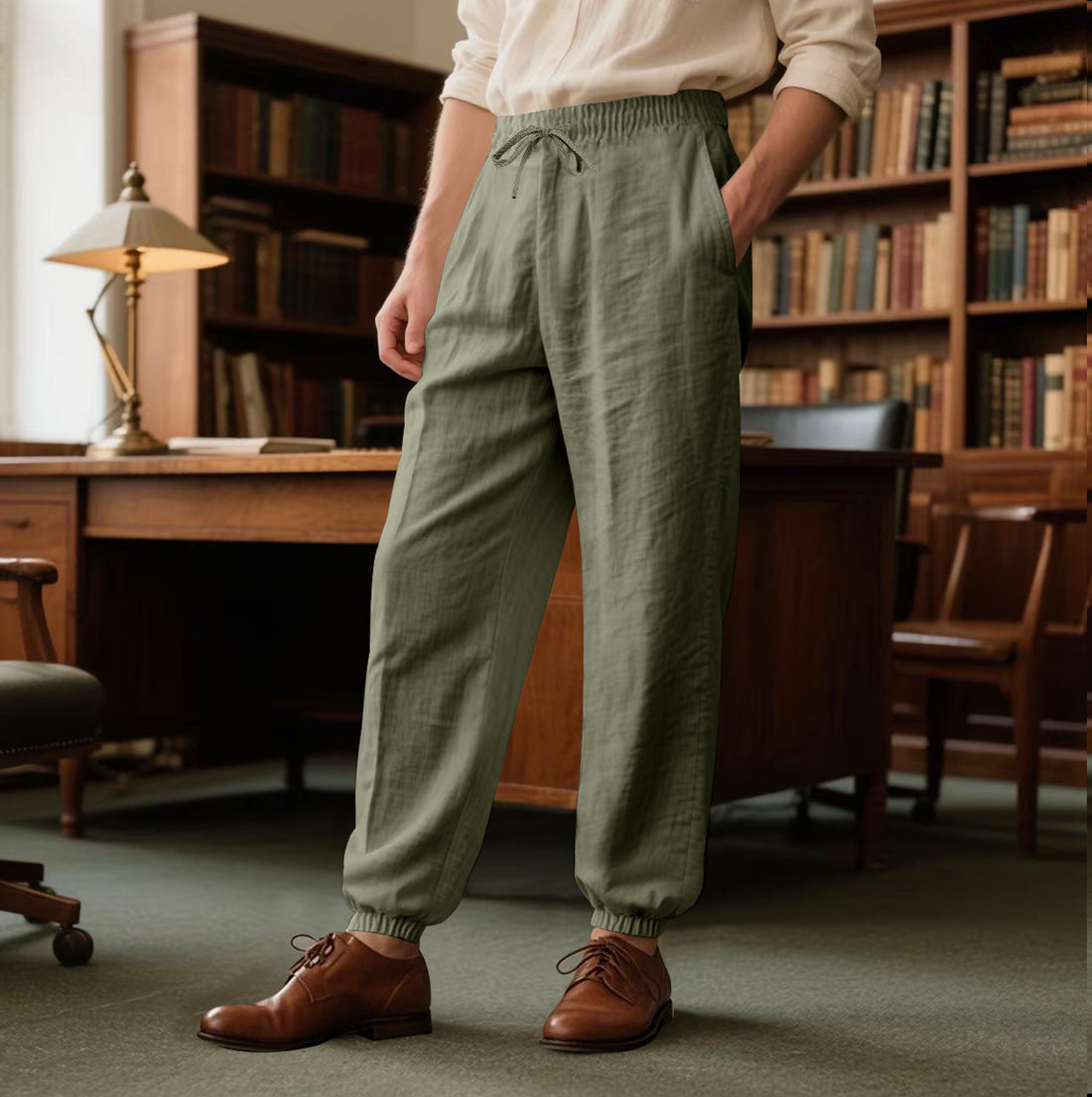 Herren Bequeme und atmungsaktive Freizeithose – Sorevano