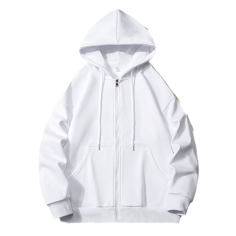 Herren Kapuzensweatjacke mit durchgehendem Reißverschluss, Oversize‑Schnitt und Raglanärmeln Echo Archiv