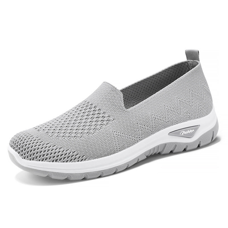 Damen nan nahtloser Strick-Slip-On mit gepolstertem Memory-Fußbett und flexibler Profillaufsohle Echo Archiv