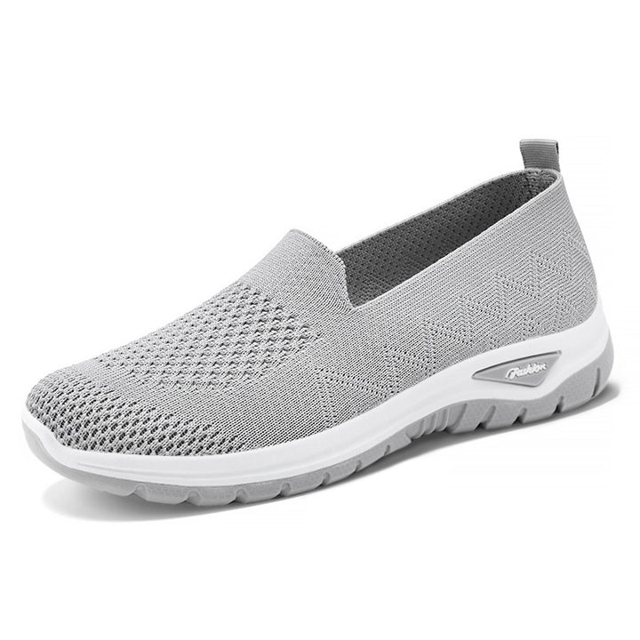 Damen nan nahtloser Strick-Slip-On mit gepolstertem Memory-Fußbett und flexibler Profillaufsohle Echo Archiv